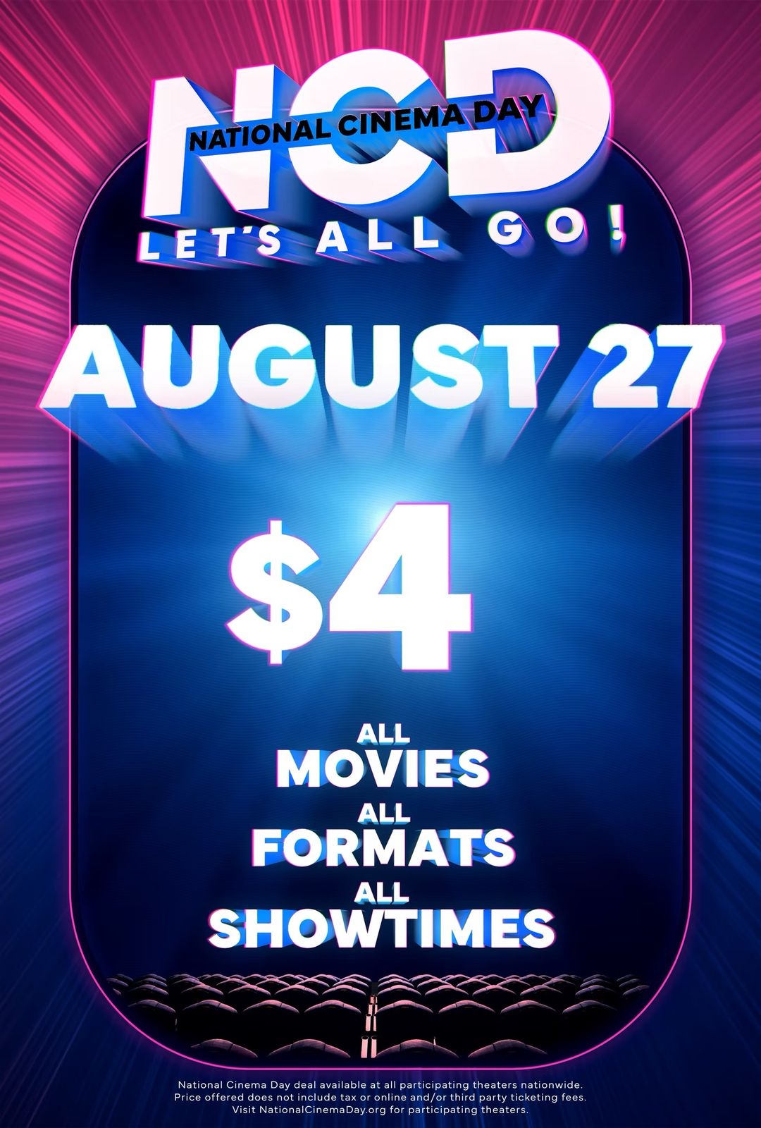 National Cinema Day 2023 - August 27 poster