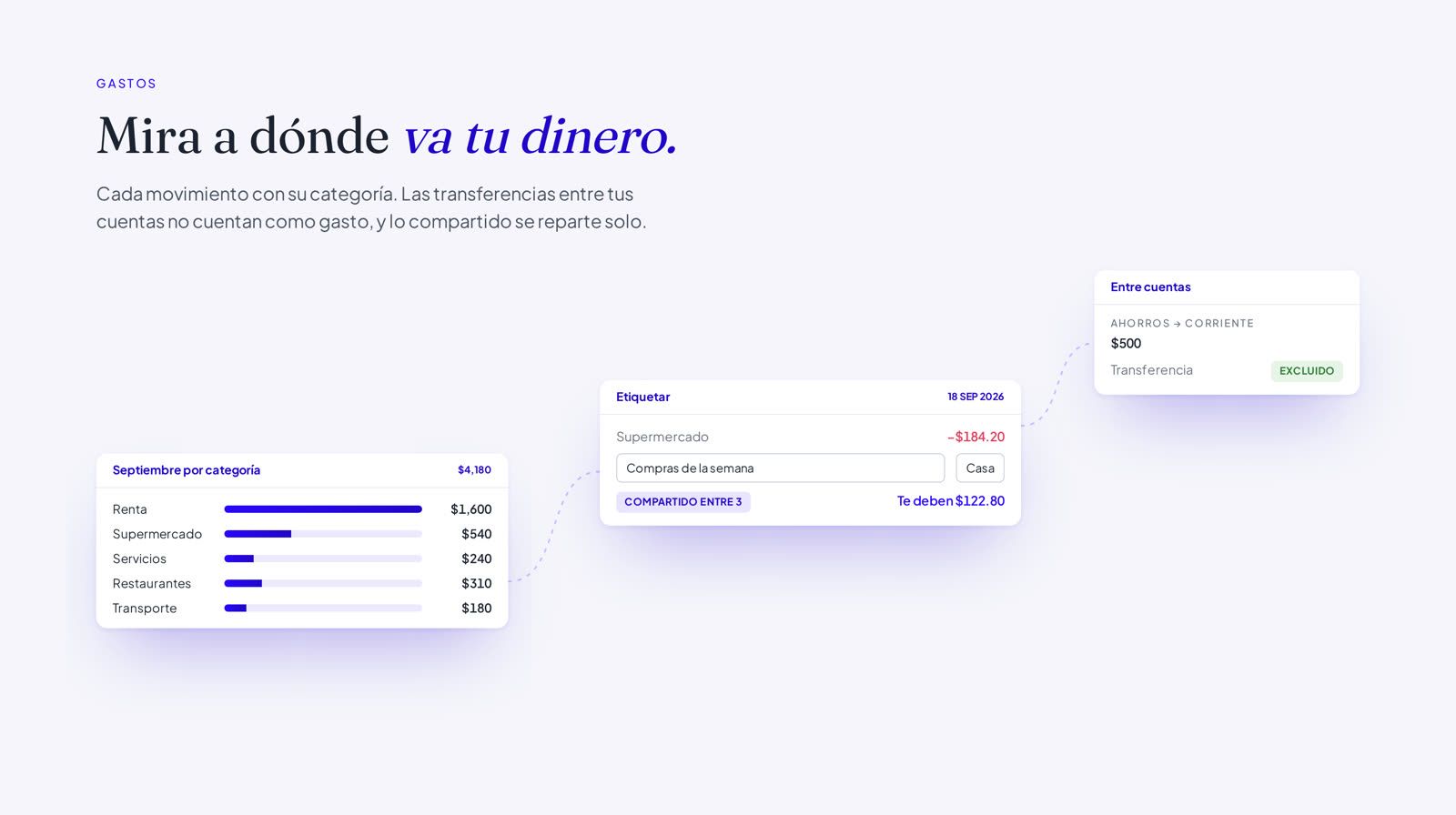 Provenance - gastos por categoría