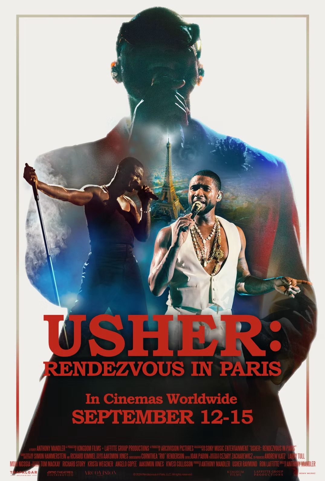 Usher: Rendezvous in Paris — silhouette key art
